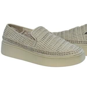 Vince. Stafford Slip-On Leather Flatform Sneakers size US 8.5